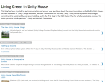 Tablet Screenshot of livinggreeninunityhouse.blogspot.com