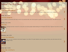 Tablet Screenshot of behindthered-door.blogspot.com