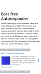 Mobile Screenshot of bestfreeautoresponder.blogspot.com