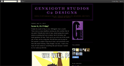 Desktop Screenshot of genkigoth.blogspot.com