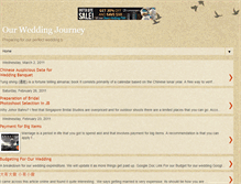 Tablet Screenshot of our-wedding-journey.blogspot.com
