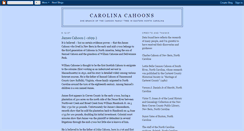 Desktop Screenshot of carolinacahoons.blogspot.com