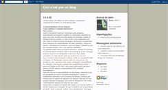 Desktop Screenshot of cecinestpasunblog.blogspot.com
