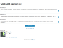 Tablet Screenshot of cecinestpasunblog.blogspot.com