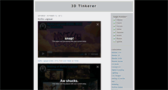 Desktop Screenshot of 3dtinkerer.blogspot.com