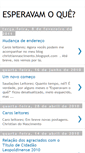 Mobile Screenshot of esperavamoque.blogspot.com