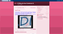 Desktop Screenshot of elblogdeanacontreras.blogspot.com