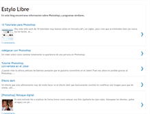 Tablet Screenshot of estylo-libre.blogspot.com