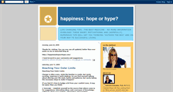 Desktop Screenshot of happinesshopeorhype.blogspot.com