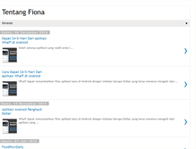 Tablet Screenshot of fiona-ayu.blogspot.com
