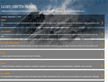 Tablet Screenshot of lgbt-dictionary.blogspot.com