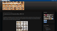 Desktop Screenshot of numismaticantigua.blogspot.com