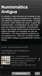 Mobile Screenshot of numismaticantigua.blogspot.com