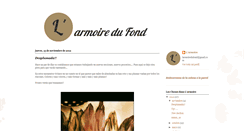 Desktop Screenshot of larmoiredufond.blogspot.com