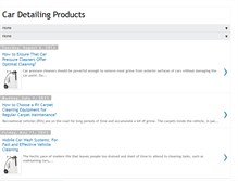 Tablet Screenshot of cardetailingproducts.blogspot.com