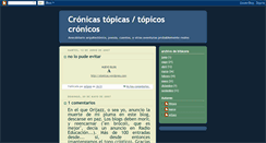 Desktop Screenshot of cronotopia.blogspot.com