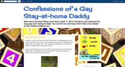 Desktop Screenshot of confessionsofagaydaddy.blogspot.com