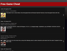 Tablet Screenshot of coldgamecheats.blogspot.com