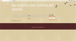 Desktop Screenshot of lasmujeresmasbonitasdelmundo.blogspot.com