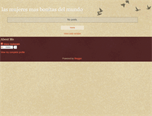 Tablet Screenshot of lasmujeresmasbonitasdelmundo.blogspot.com