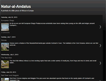 Tablet Screenshot of naturalandalus.blogspot.com