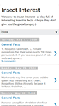 Mobile Screenshot of insectinterest.blogspot.com