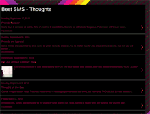 Tablet Screenshot of best-thoughts-sms.blogspot.com