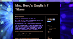 Desktop Screenshot of english7titans.blogspot.com
