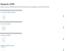Tablet Screenshot of consorciohusares2255.blogspot.com