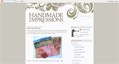 Desktop Screenshot of handmadeimpressions.blogspot.com