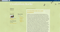 Desktop Screenshot of creationismrocks.blogspot.com