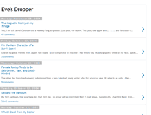Tablet Screenshot of evesdropper.blogspot.com