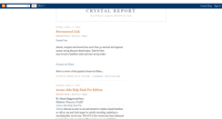 Desktop Screenshot of crystal-report.blogspot.com