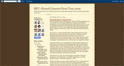 Desktop Screenshot of byuhconcertchoirtour2010.blogspot.com
