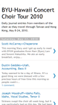 Mobile Screenshot of byuhconcertchoirtour2010.blogspot.com