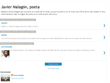 Tablet Screenshot of javiermalagon.blogspot.com