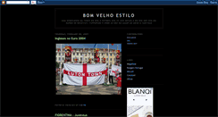 Desktop Screenshot of bomvelhoestilo.blogspot.com