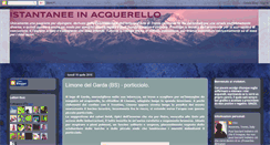 Desktop Screenshot of istantaneeacquerello.blogspot.com