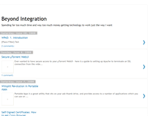 Tablet Screenshot of beyondintegration.blogspot.com