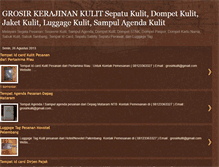 Tablet Screenshot of grosirkerajinankulit.blogspot.com