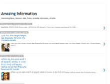 Tablet Screenshot of amazing-info.blogspot.com