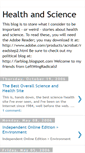 Mobile Screenshot of healthandscience.blogspot.com