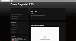 Desktop Screenshot of danielhoracioeugenio.blogspot.com