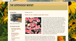 Desktop Screenshot of greenhouseworker.blogspot.com