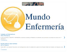 Tablet Screenshot of mundoenfermeria.blogspot.com