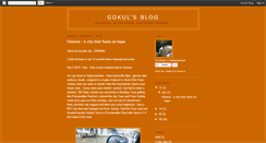 Desktop Screenshot of gokulvs.blogspot.com