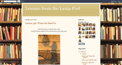 Desktop Screenshot of lessonsfromthelamppost.blogspot.com