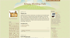 Desktop Screenshot of krazymonkeytale.blogspot.com