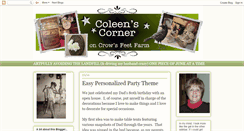 Desktop Screenshot of coleenscorner.blogspot.com