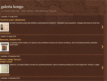 Tablet Screenshot of galeriakongo.blogspot.com